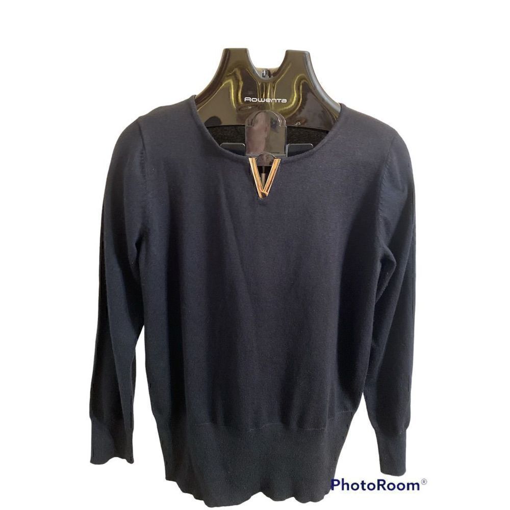 Womens Carol Rose Sweater black size M